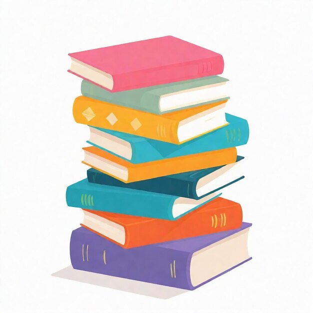 Photo a stack of books with the letters quot w quot on the top