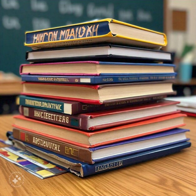 Photo a stack of books with one titled  how to read  on top