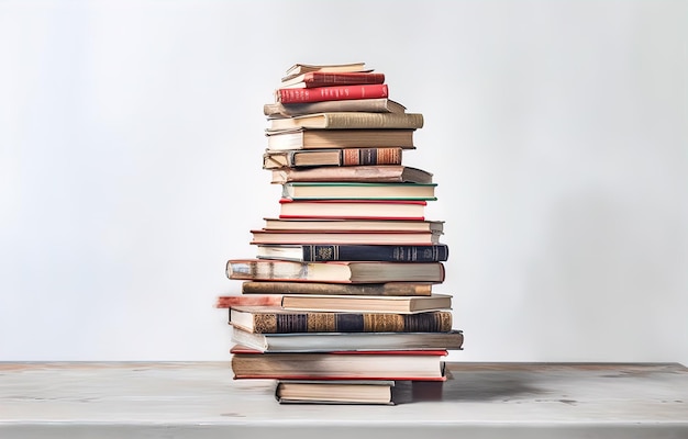 a stack of books with the word the word on the top