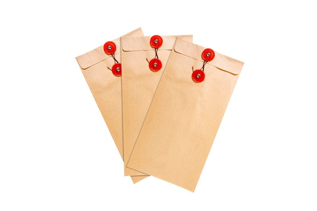 Stack of brown envelope