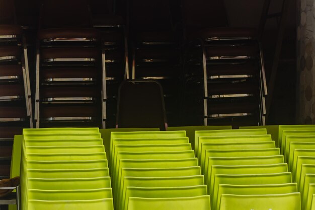 Photo stack of chairs