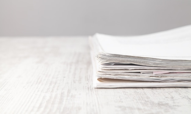 Stack of documents. Business desk. Office