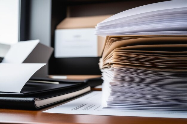 Куча документов и бумаги на столе в офисе куча документов и Бумаги на стол в офисе