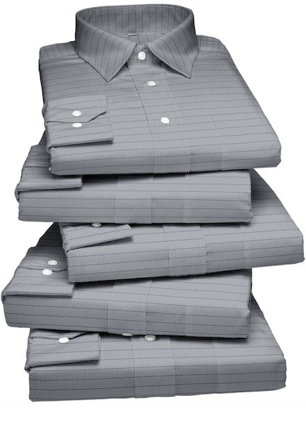 Photo a stack of folded shirts with the word men's on them