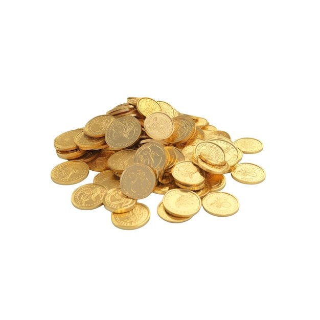 stack of gold coins Generative Ai