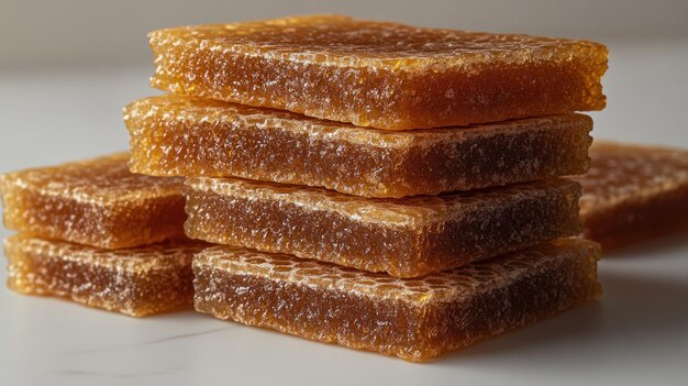 stack of honeycomb pieces