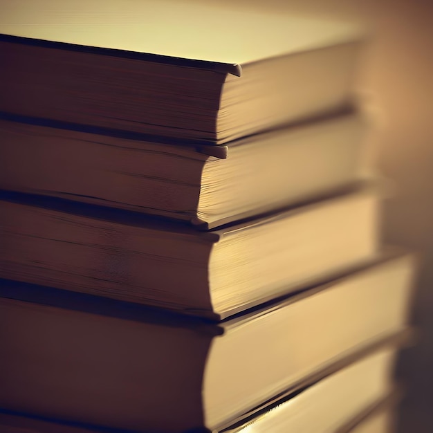 stack of old books