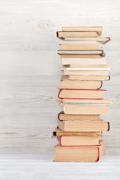 Stack of old books