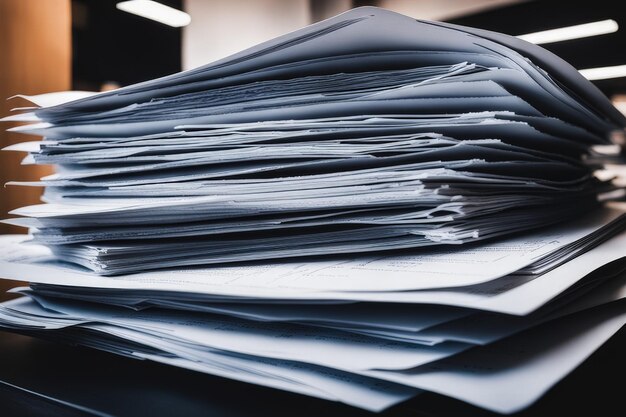 stack of paper documents stack of paper documents