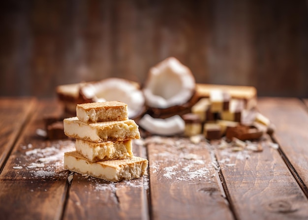 Stack of wafer bars