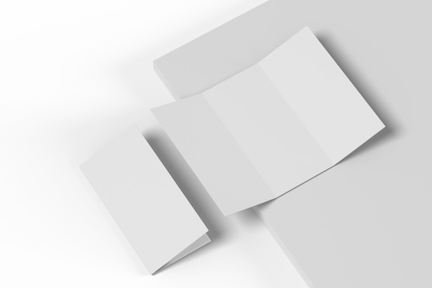 A stack of white boxes with a white background.
