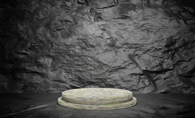 A stack of white marbles sits on a dark surface.