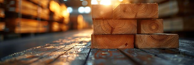 Stack of Wood on Wooden Floor