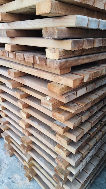 stack of wooden pallets