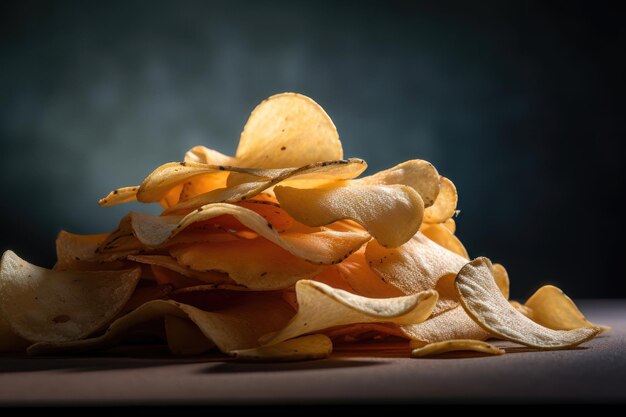 Stacked Chips AI generated