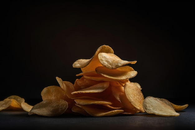 Stacked Chips AI generated