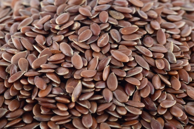 stacked flax seeds