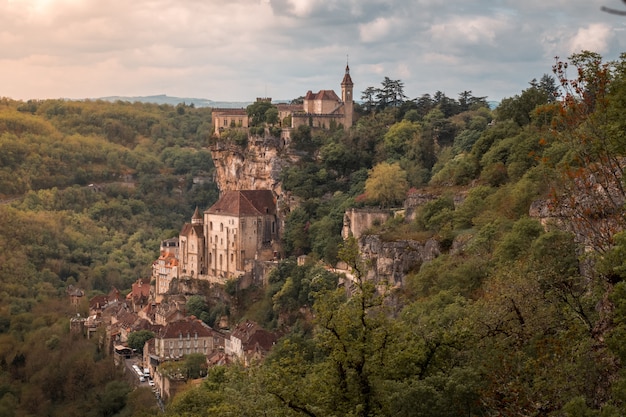 Stad en kasteel van Rocamadour (Frankrijk)