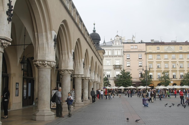 Stad Krakau Polen