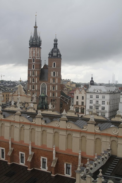Stad Krakau Polen