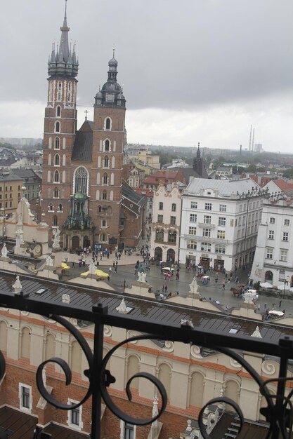 Stad Krakau Polen