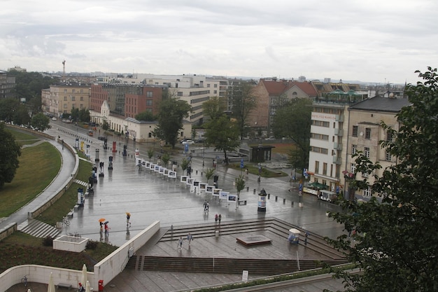 Stad Krakau Polen