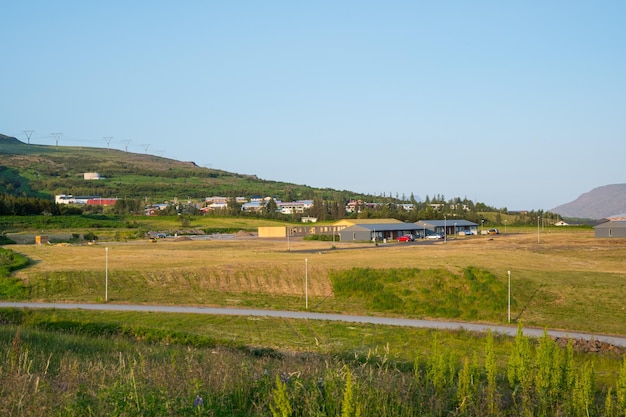 Stad Reydarfjordur in Oost-IJsland