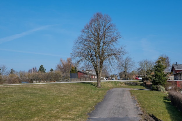 Stad van Glumsoe in Denemarken