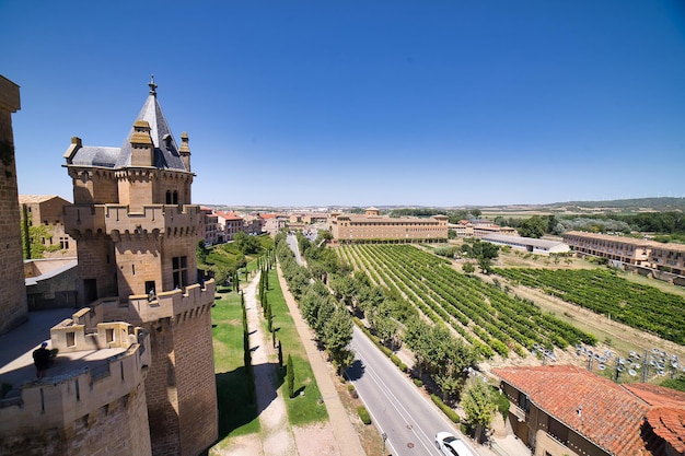 Stad van olie. navarra. Spanje