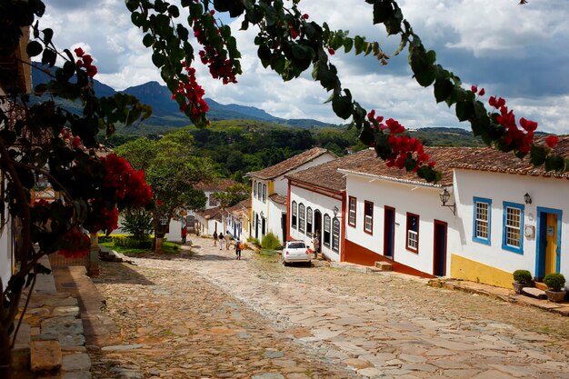 Stad van Tiradentes in Minas Gerais