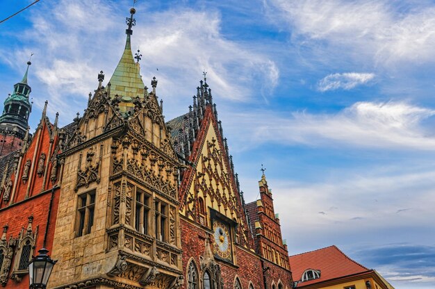 Stadhuis in de stad Wroclaw in Polen