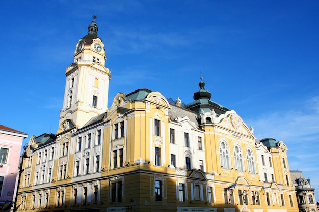 Stadhuis in Pecs Hongarije Stad in de provincie Baranya