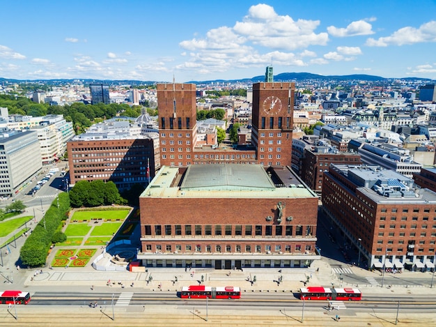 Stadhuis of Radhus in Oslo, Noorwegen