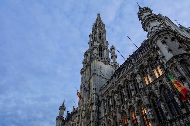 Stadhuis op de grote markt in het centrum van brussel belgië september 2017