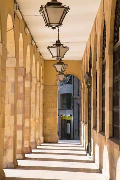 Stadhuis Passage in Oviedo Asturias Spanje