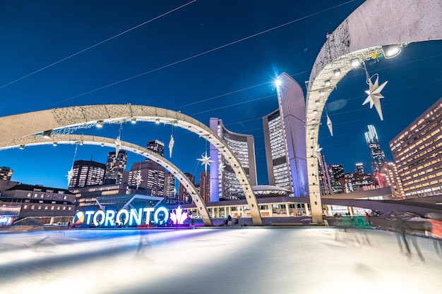 Foto stadhuis van toronto in ontario, canada