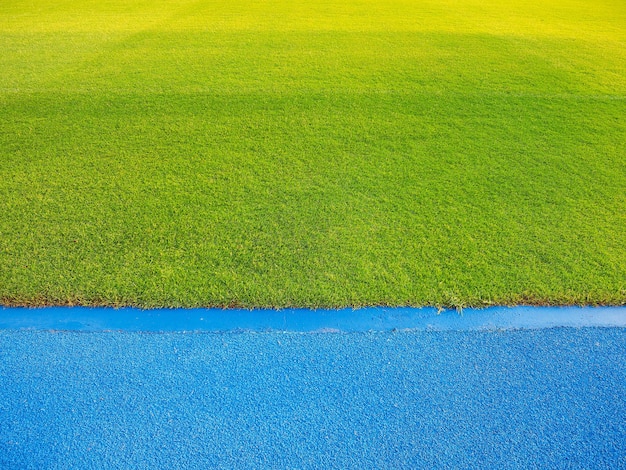 StadiongrasVoetbalveld of voetbalveld backgroundgreen gazon achtertuin voor background