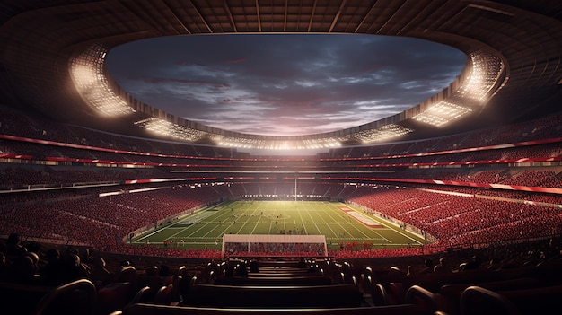 stadium 3d rendering