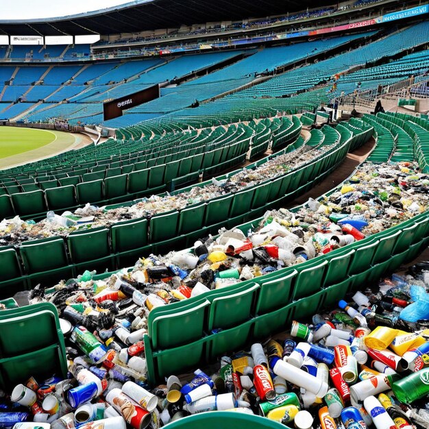 Stadium Cleanup Promoting Environmental Responsibility and Public Health