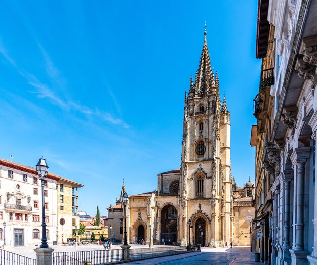 Stadsbeeld van Oviedo in Asturië