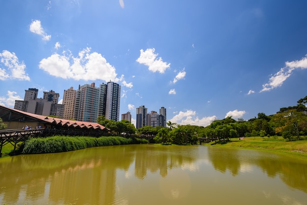 Stadsgezicht van Curitiba, Brazilië