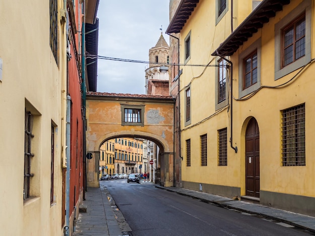 Stadsgezicht van een oude stad Pisa, Italië. Reizen Italië concept