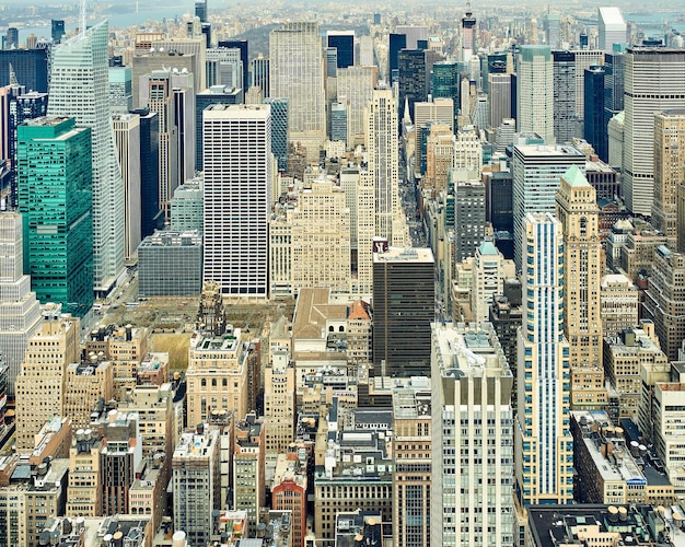 Stadsgezicht van Manhattan vanaf Empire State Building