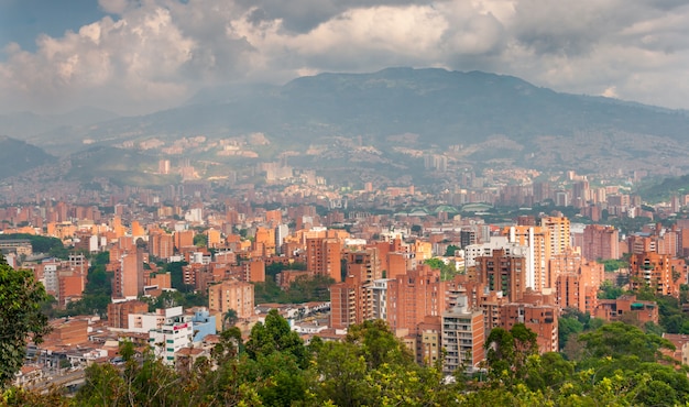 Stadsgezicht van Medellin, Colombia