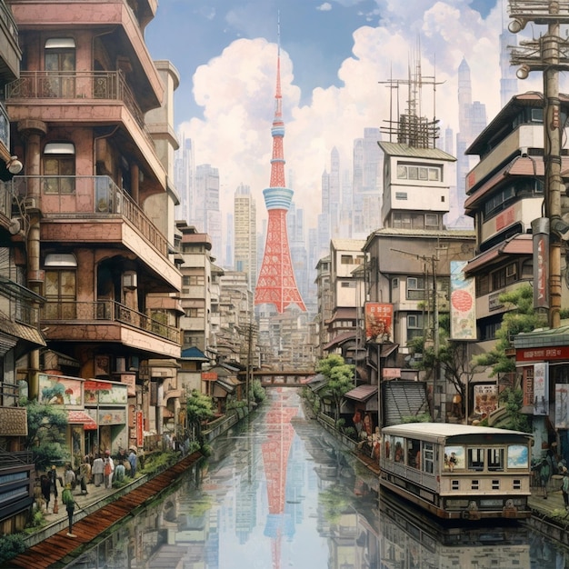 Stadslandschappen van Tokio