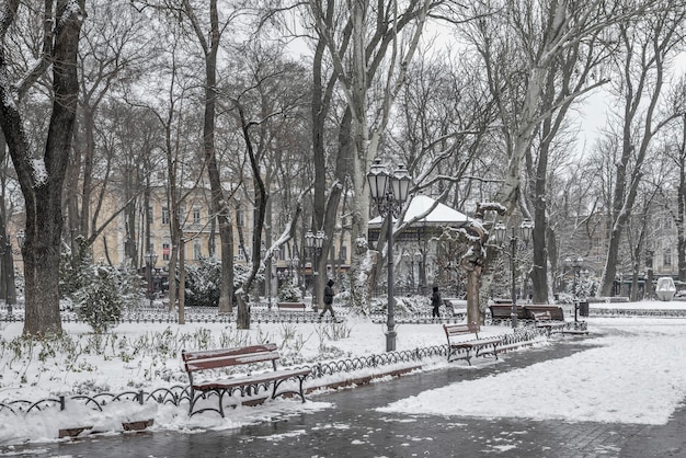 Stadstuinpark in Odessa, Oekraïne