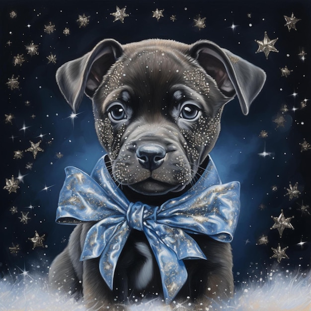 Staffy made with ai