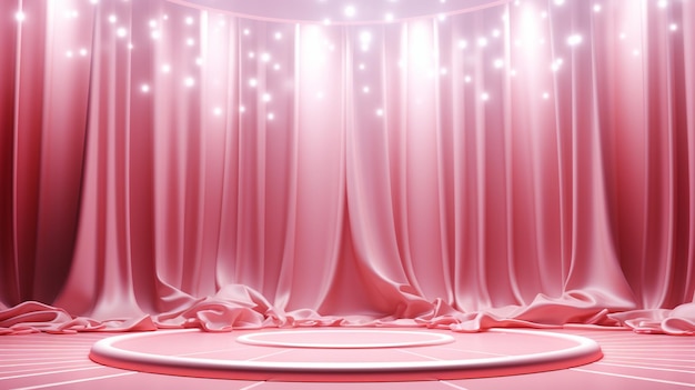 stage curtain HD 8K wallpaper Stock Photographic Image