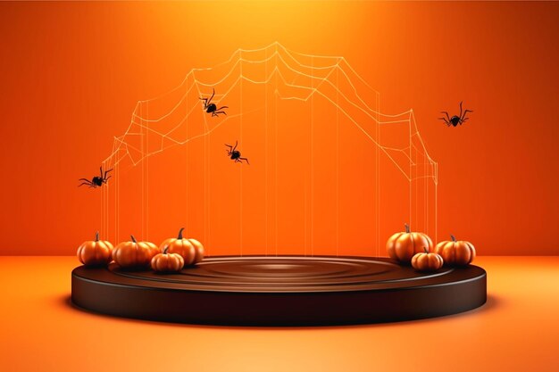 Photo stage for halloween