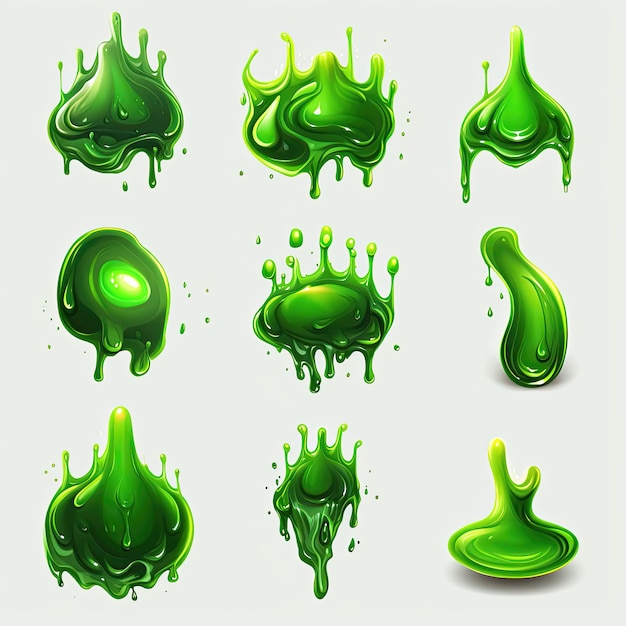 ステイン・グリーン・スライム (Stain Green Slime) を生成する